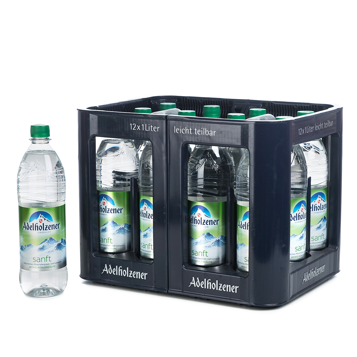 Adelholzener Sanft 12x1l PET Mehrweg Adelholzener Sanft 12x1l PET Mehrweg