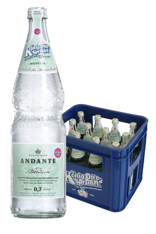 König Otto-Sprudel Andante medium 12x0,7l König Otto-Sprudel Andante medium 12x0,7l